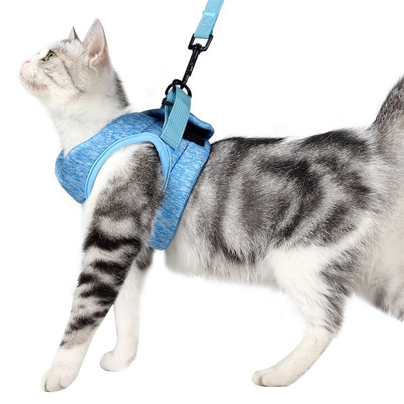 Adjustable Cat Harness and Leash Set (Escape-Proof & Comfortable)