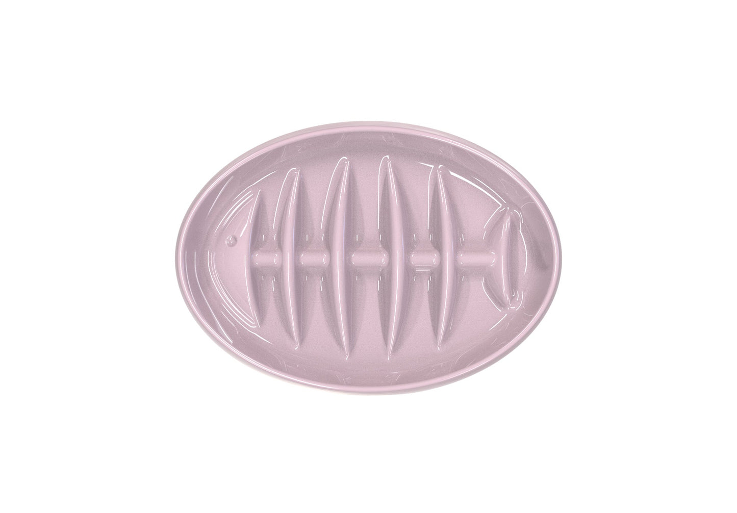 Fishbone Slow Feeder Bowl for Cats & Small Dogs | Interactive Anti-Gulping Pet Feeding Dish