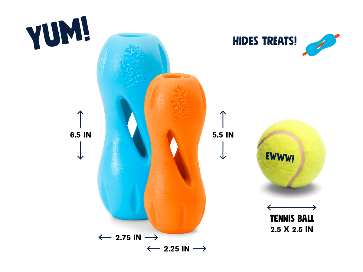 Qwizl® Durable Dog Treat Dispenser | Tough Chew Enrichment Toy for Dogs