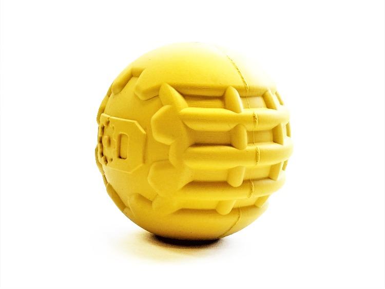 Industrial Heavy-Duty Dog Ball | USA-Made Natural Rubber Treat Dispensing Chew Toy