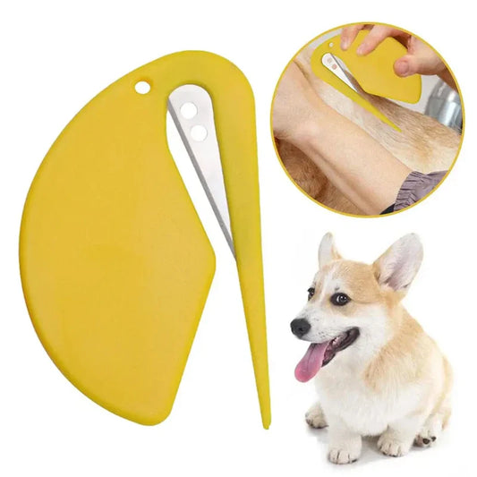 Pet Hair Remover Tool for Dogs & Cats (Easy Fur Removal Comb)