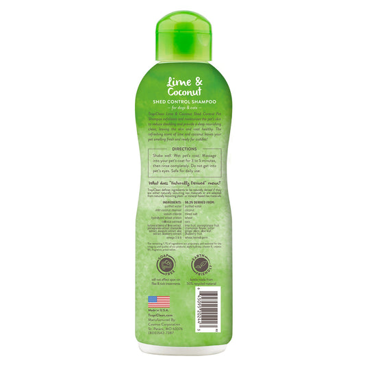 Tropiclean Lime and Coconut Pet Shampoo (20oz)