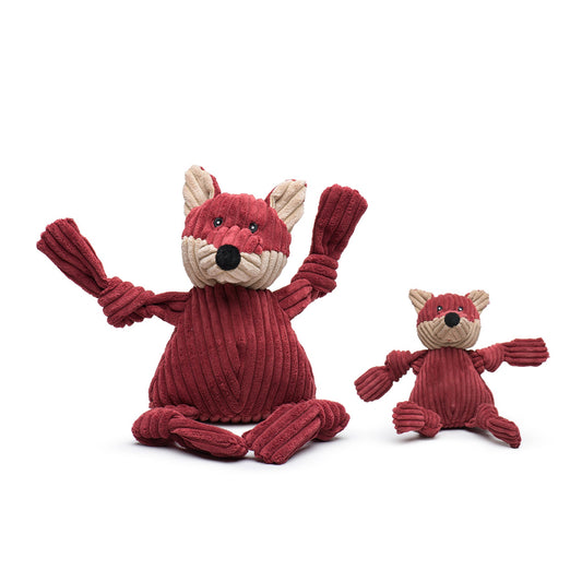 Sly Fox Knottie® Plush Dog Toy | Durable Squeaky Plush Toy for Dogs & Puppies