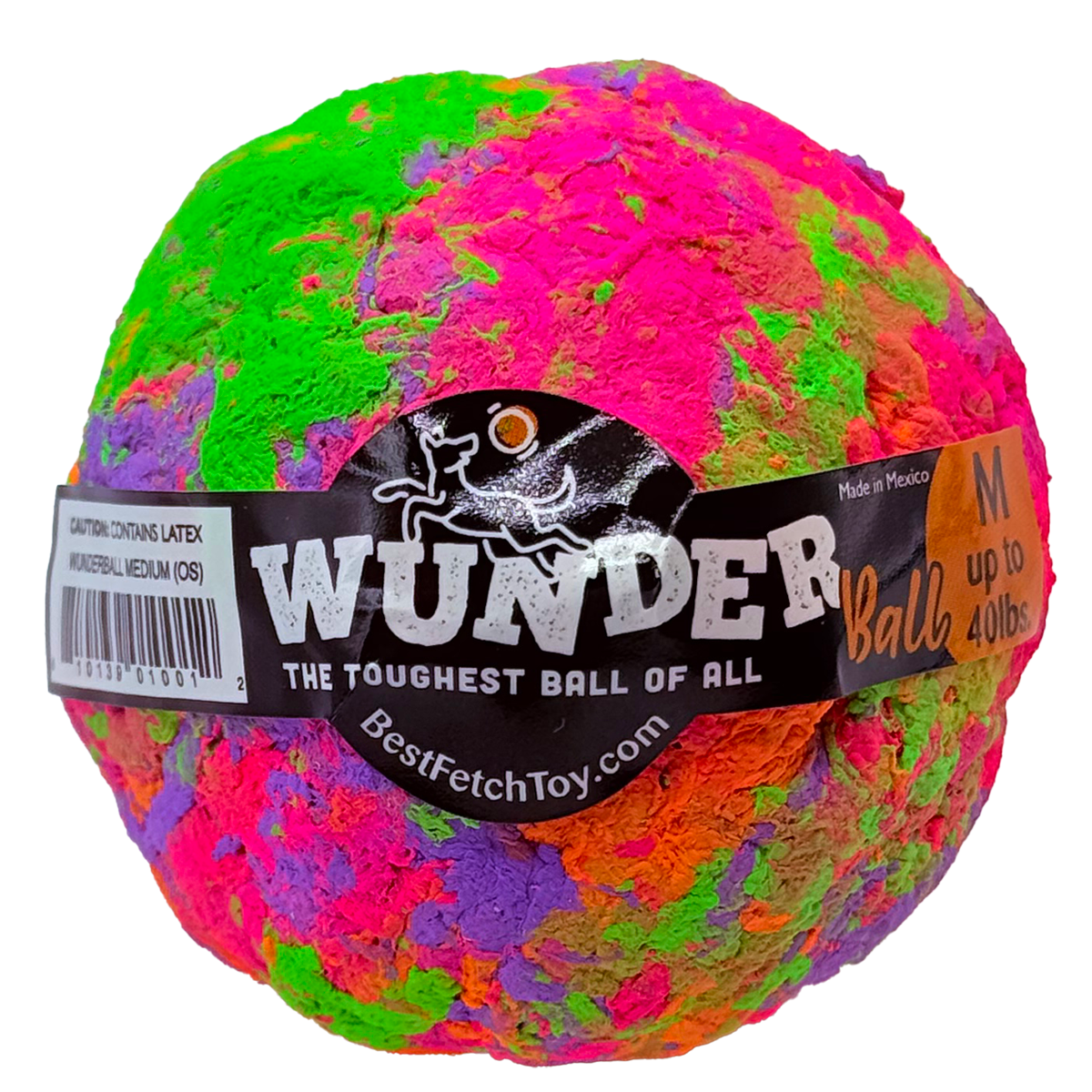 WUNDERball™ Natural Rubber Fetch Ball | Durable Floating Dog Toy for Aggressive Chewers