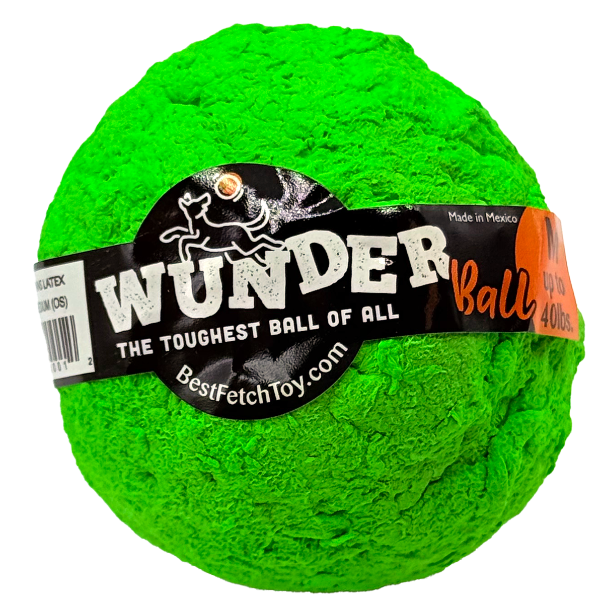 WUNDERball™ Natural Rubber Fetch Ball | Durable Floating Dog Toy for Aggressive Chewers