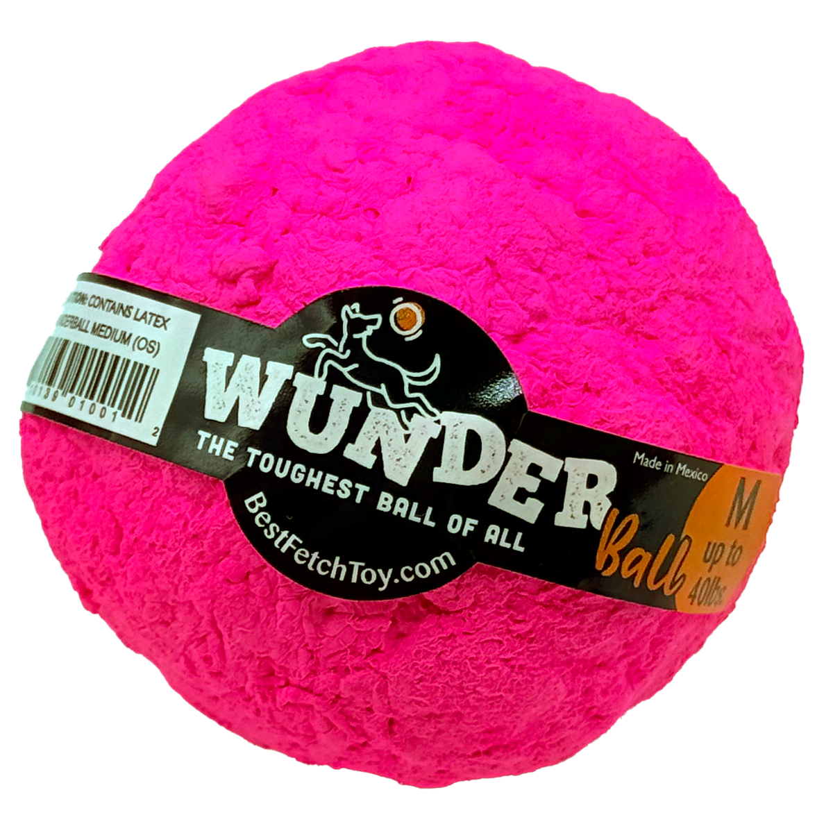 WUNDERball™ Natural Rubber Fetch Ball | Durable Floating Dog Toy for Aggressive Chewers