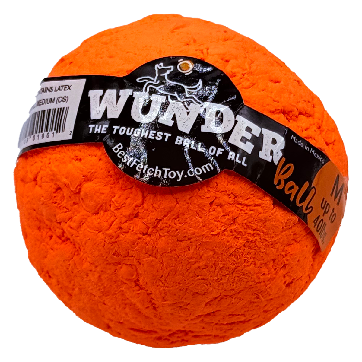 WUNDERball™ Natural Rubber Fetch Ball | Durable Floating Dog Toy for Aggressive Chewers
