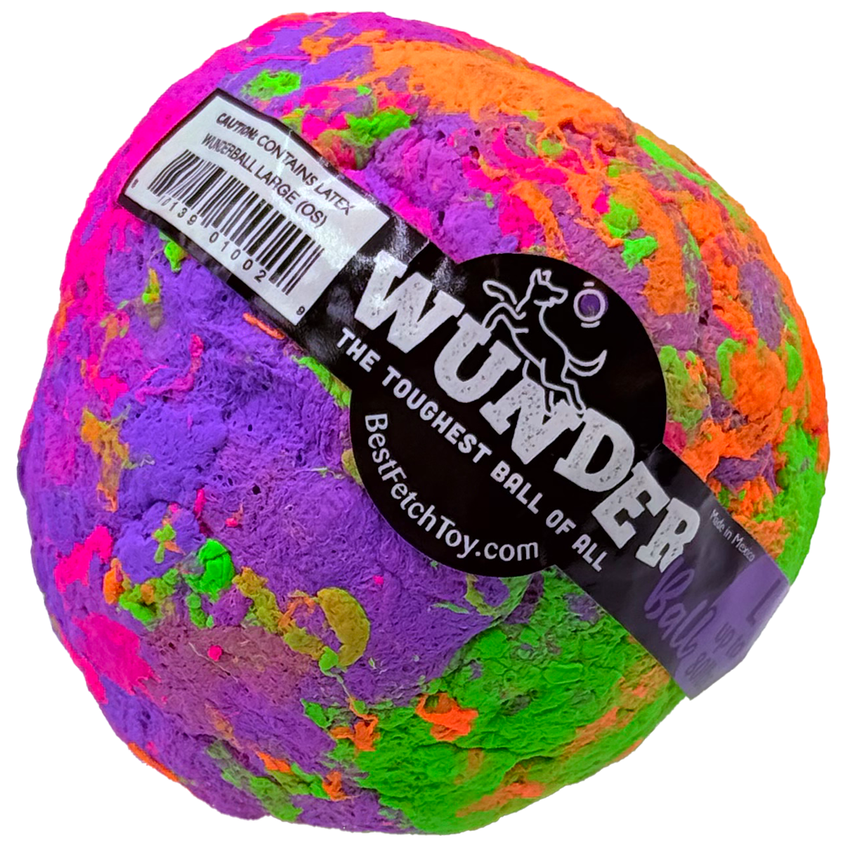 WUNDERball™ Natural Rubber Fetch Ball | Durable Floating Dog Toy for Aggressive Chewers