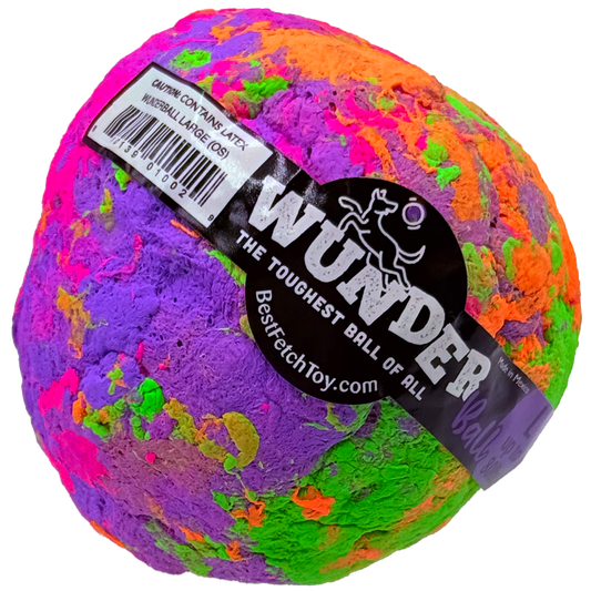 WUNDERball™ Natural Rubber Fetch Ball | Durable Floating Dog Toy for Aggressive Chewers