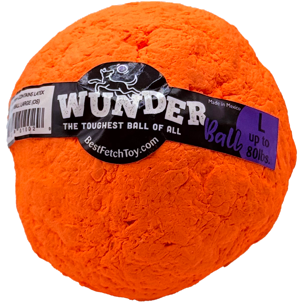 WUNDERball™ Natural Rubber Fetch Ball | Durable Floating Dog Toy for Aggressive Chewers