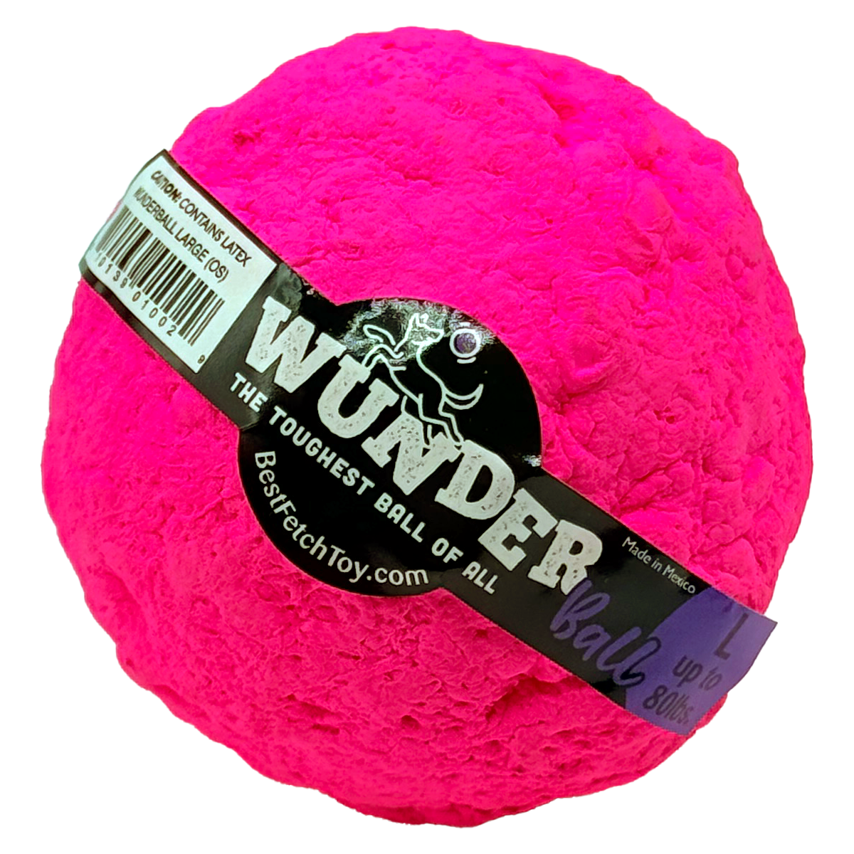 WUNDERball™ Natural Rubber Fetch Ball | Durable Floating Dog Toy for Aggressive Chewers