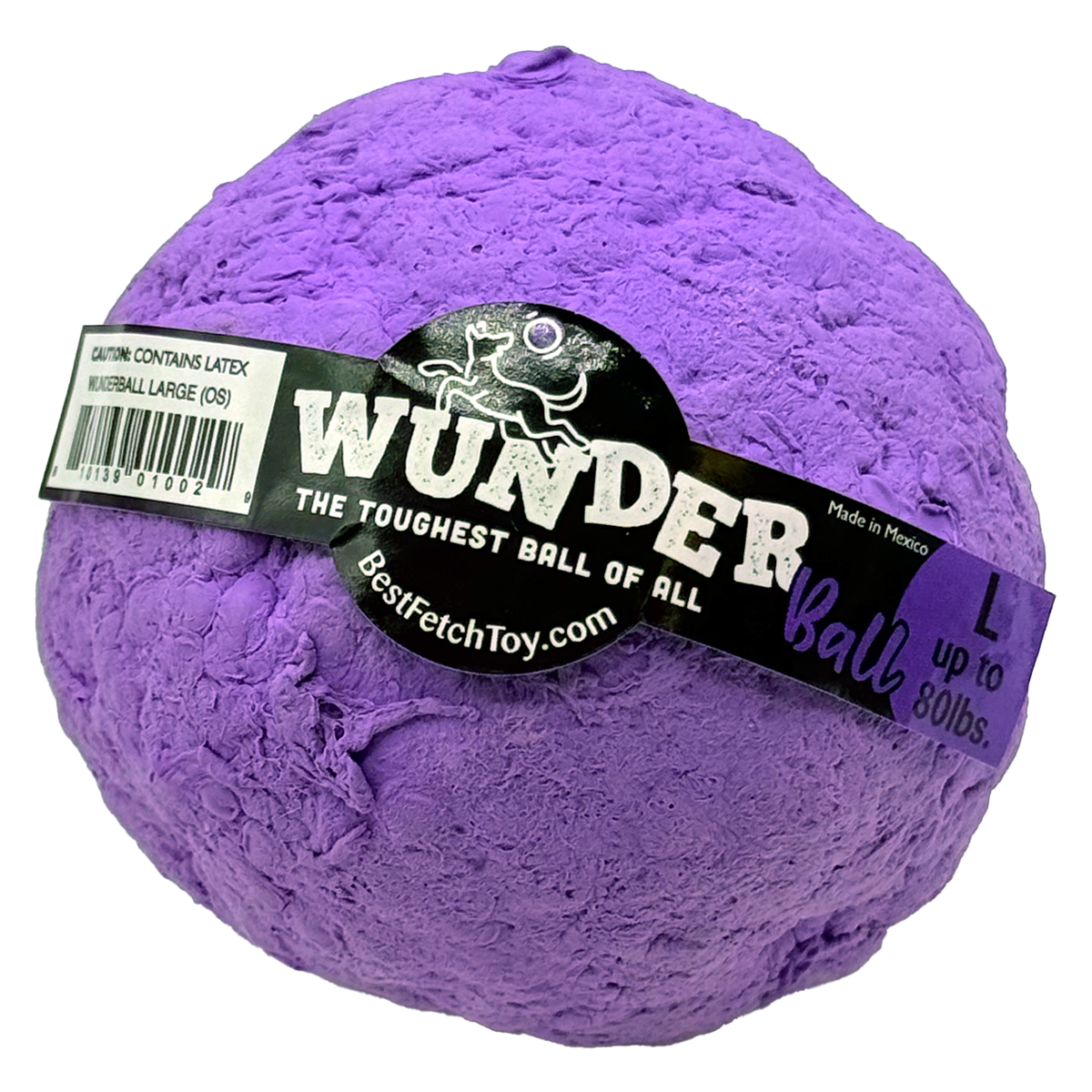 WUNDERball™ Natural Rubber Fetch Ball | Durable Floating Dog Toy for Aggressive Chewers