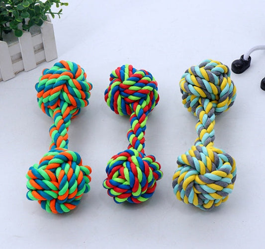 Cotton Rope Dog Toy for Aggressive Chewers | Interactive Tug & Chew Toy