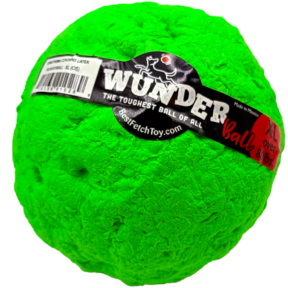 WUNDERball™ Natural Rubber Fetch Ball | Durable Floating Dog Toy for Aggressive Chewers
