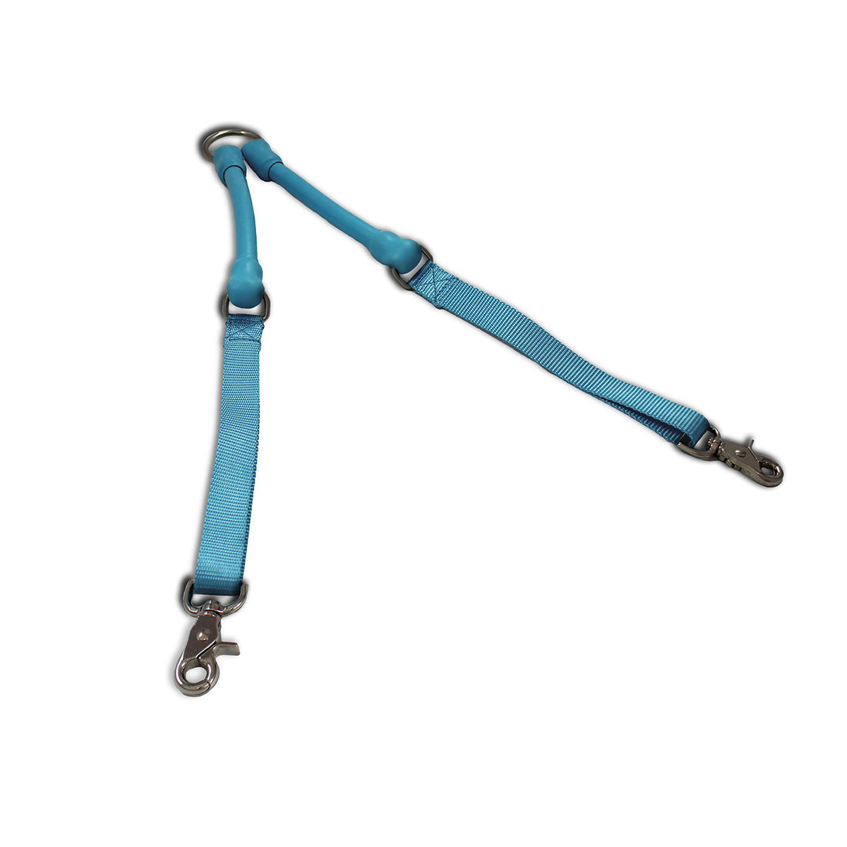 No-Tangle Double Dog Leash Coupler | Shock-Absorbing 2 Dog Walking Attachment