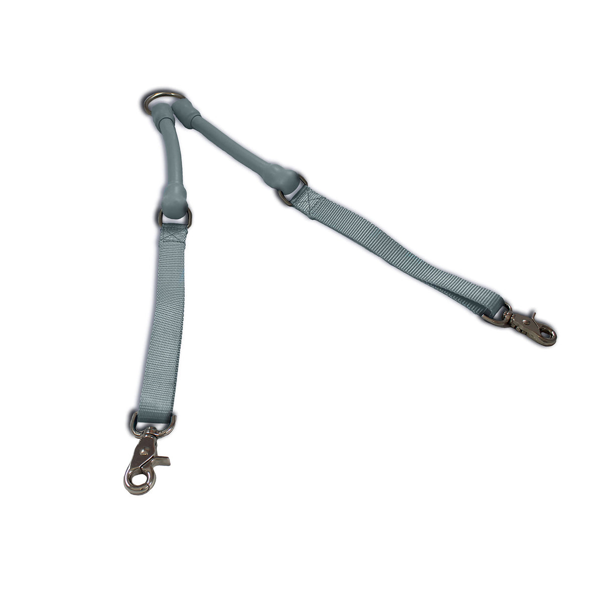 No-Tangle Double Dog Leash Coupler | Shock-Absorbing 2 Dog Walking Attachment