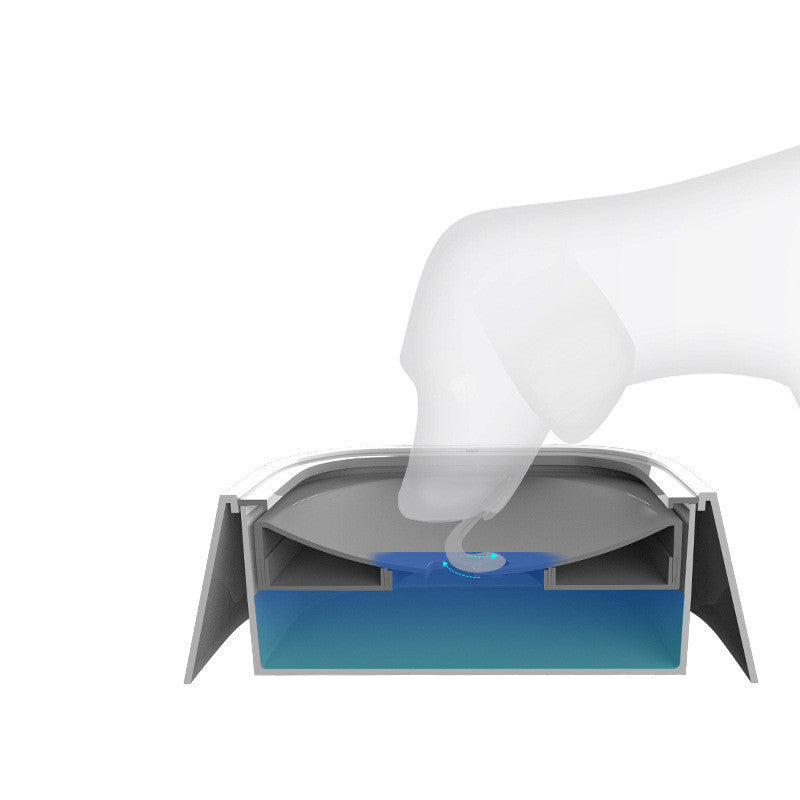 1.5L Floating Pet Water Bowl | Anti-Spill Slow Drinking Water Bowl for Dogs & Cats
