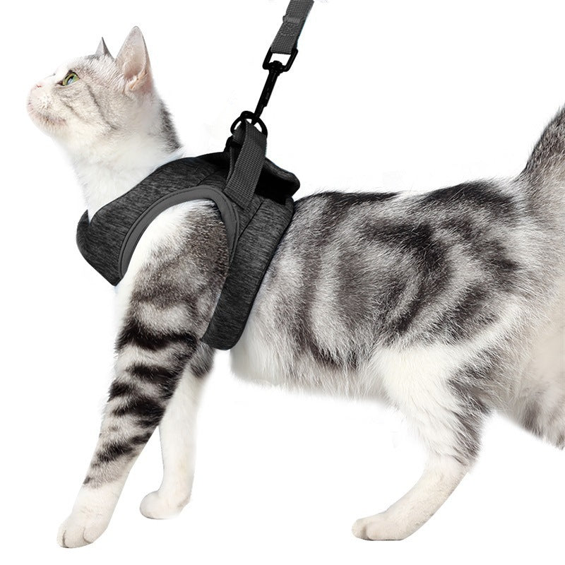 Adjustable Cat Harness and Leash Set (Escape-Proof & Comfortable)