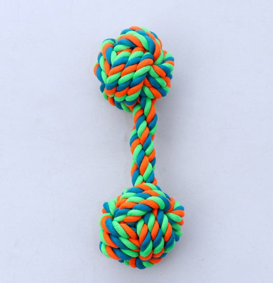 Cotton Rope Dog Toy for Aggressive Chewers | Interactive Tug & Chew Toy