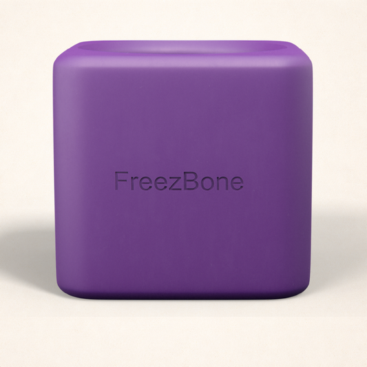 Freezbox Super Tough Treat Toy for Aggressive Chewers | Refillable Natural Rubber Dog Bone