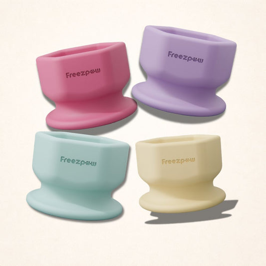 FreezSip™ Cat Treat & Lick Cup | Silicone Frozen Enrichment Toy for Cats