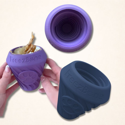 FreezCone™ Fillable Dog Enrichment Toy | Durable Slow Feeder for Medium & Large Dogs