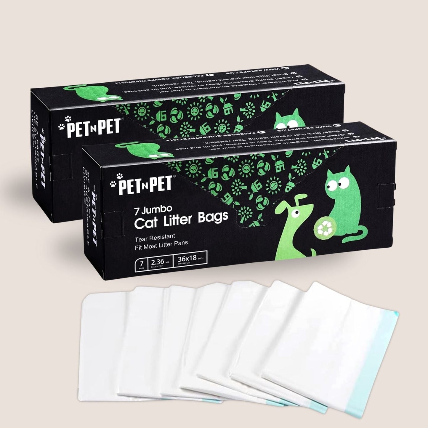 Jumbo Cat Litter Box Liners