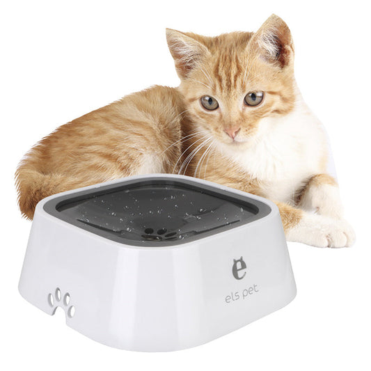 1.5L Floating Pet Water Bowl | Anti-Spill Slow Drinking Water Bowl for Dogs & Cats