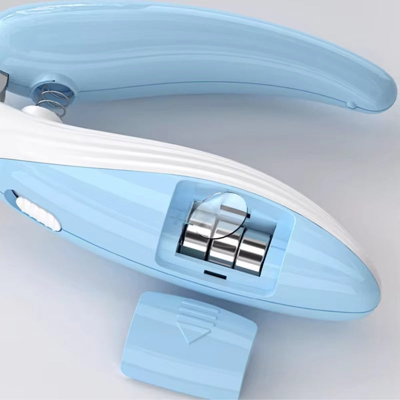 LED Dog & Cat Nail Clippers with Safety Light & Nail Catcher | Professional Pet Nail Trimmer