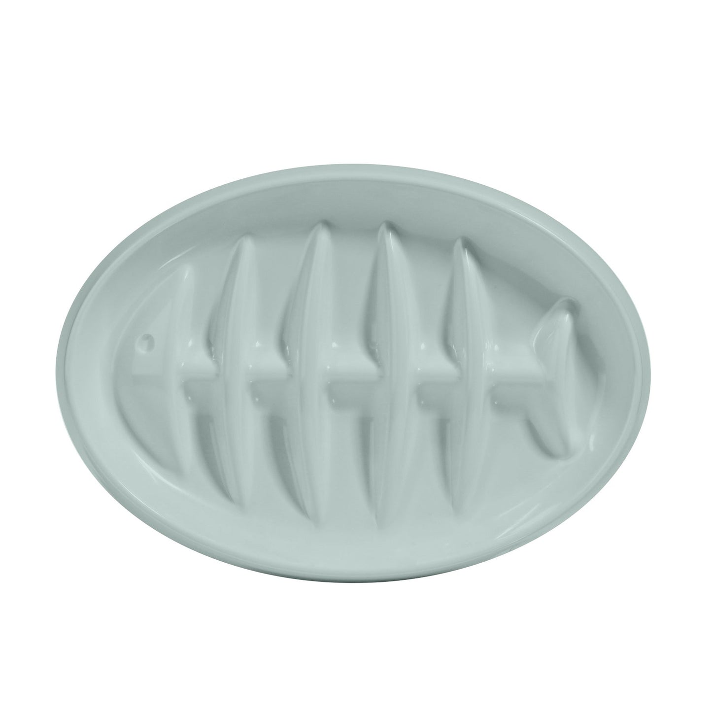 Fishbone Slow Feeder Bowl for Cats & Small Dogs | Interactive Anti-Gulping Pet Feeding Dish