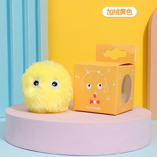Interactive Sound Ball Cat Toy | Plush Touch-Activated Catnip Toy for Indoor Cats