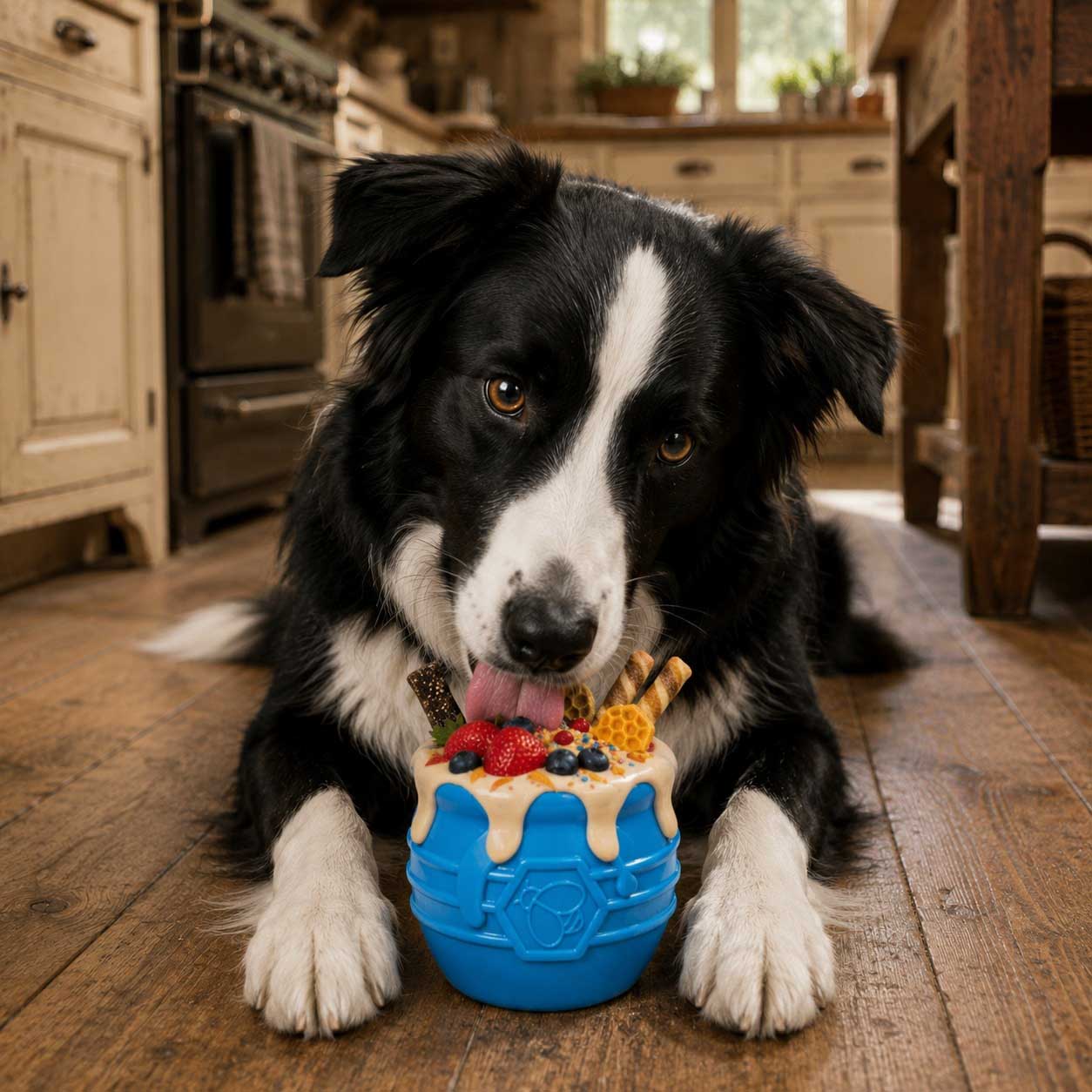 Honey Pot Treat Dispenser Dog Toy | USA-Made Durable Enrichment Cup for Dogs