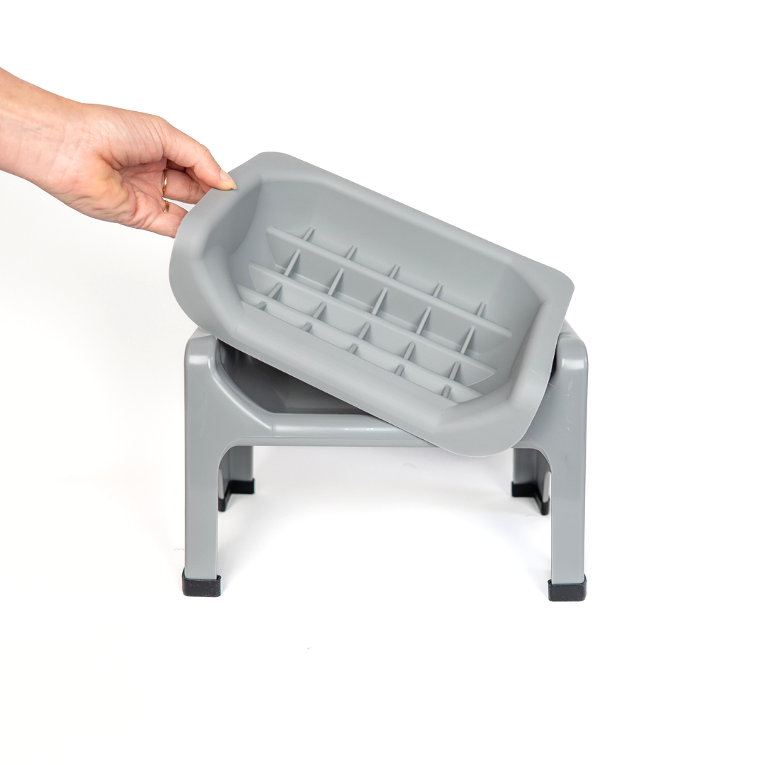 Elevated Slow Feeder Dog Bowl for Healthy Digestion & Mess-Free Feeding