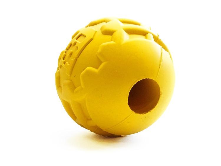 Industrial Heavy-Duty Dog Ball | USA-Made Natural Rubber Treat Dispensing Chew Toy