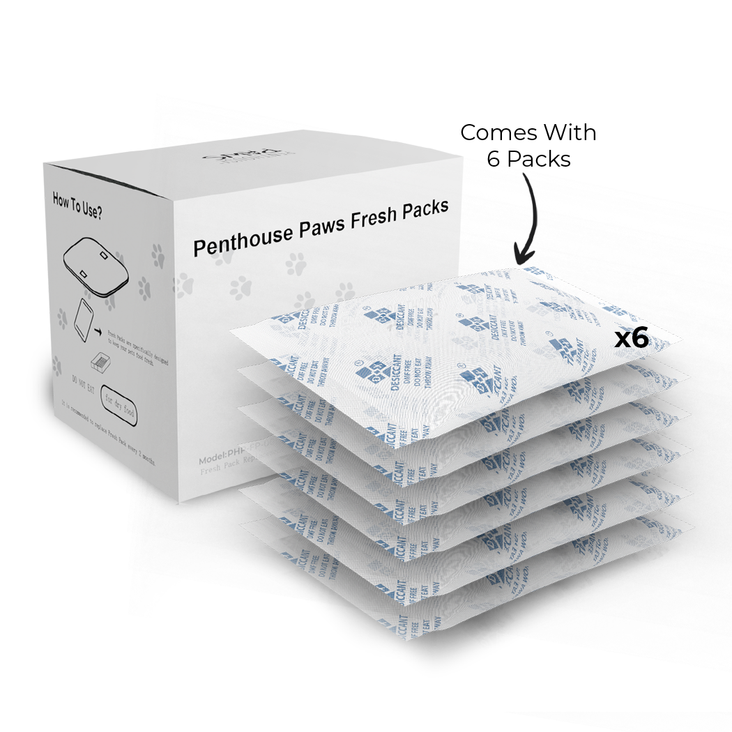 Fresh Packs Moisture Absorbers for Smart Maxx HD Automatic Pet Feeders | Food-Safe Desiccant Refills (6-Pack)