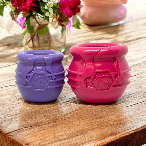 Honey Pot Treat Dispenser Dog Toy | USA-Made Durable Enrichment Cup for Dogs