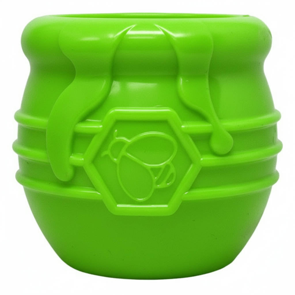 Honey Pot Treat Dispenser Dog Toy | USA-Made Durable Enrichment Cup for Dogs
