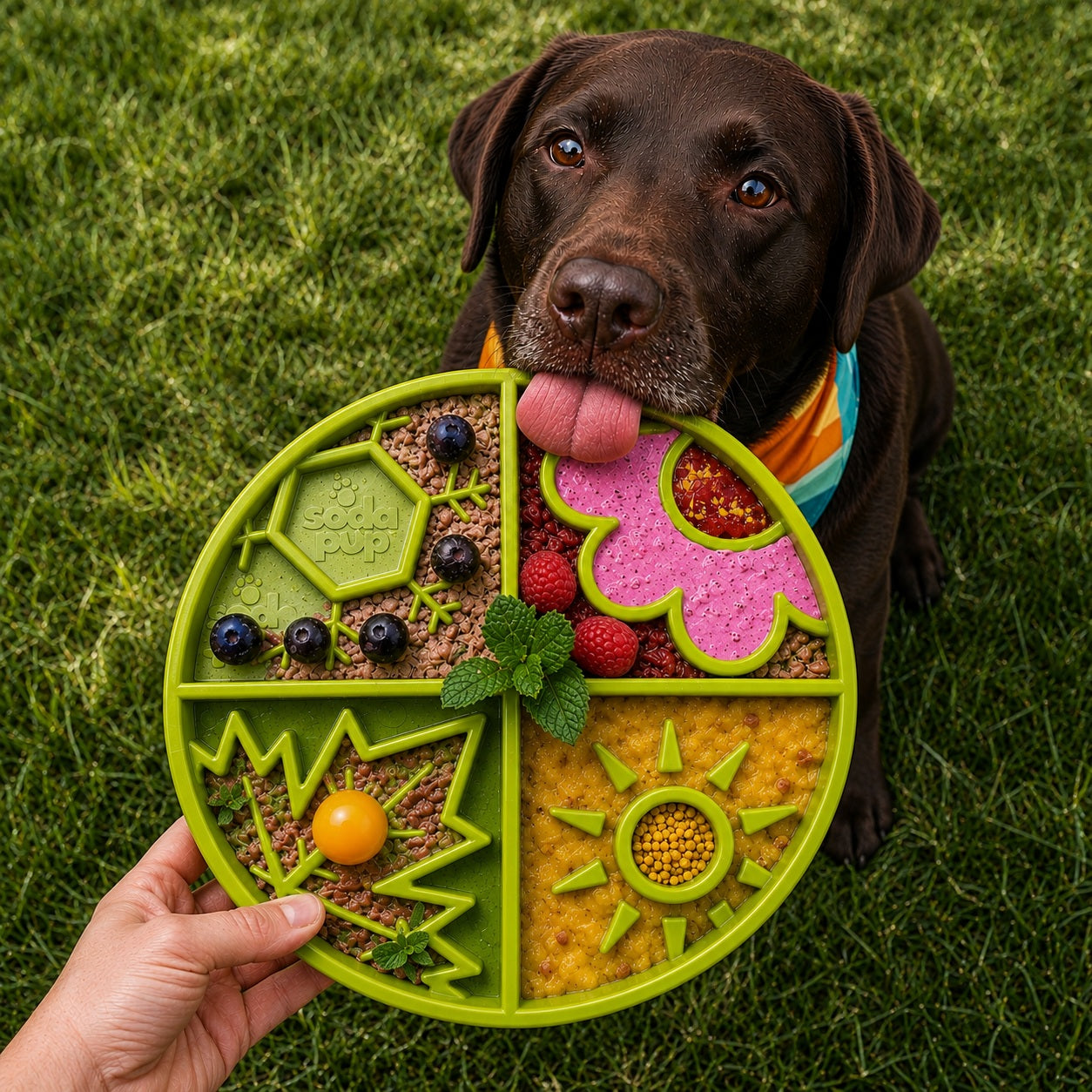 Four Seasons Slow Feeder eTray | USA-Made Enrichment Dog Bowl for Slow Feeding