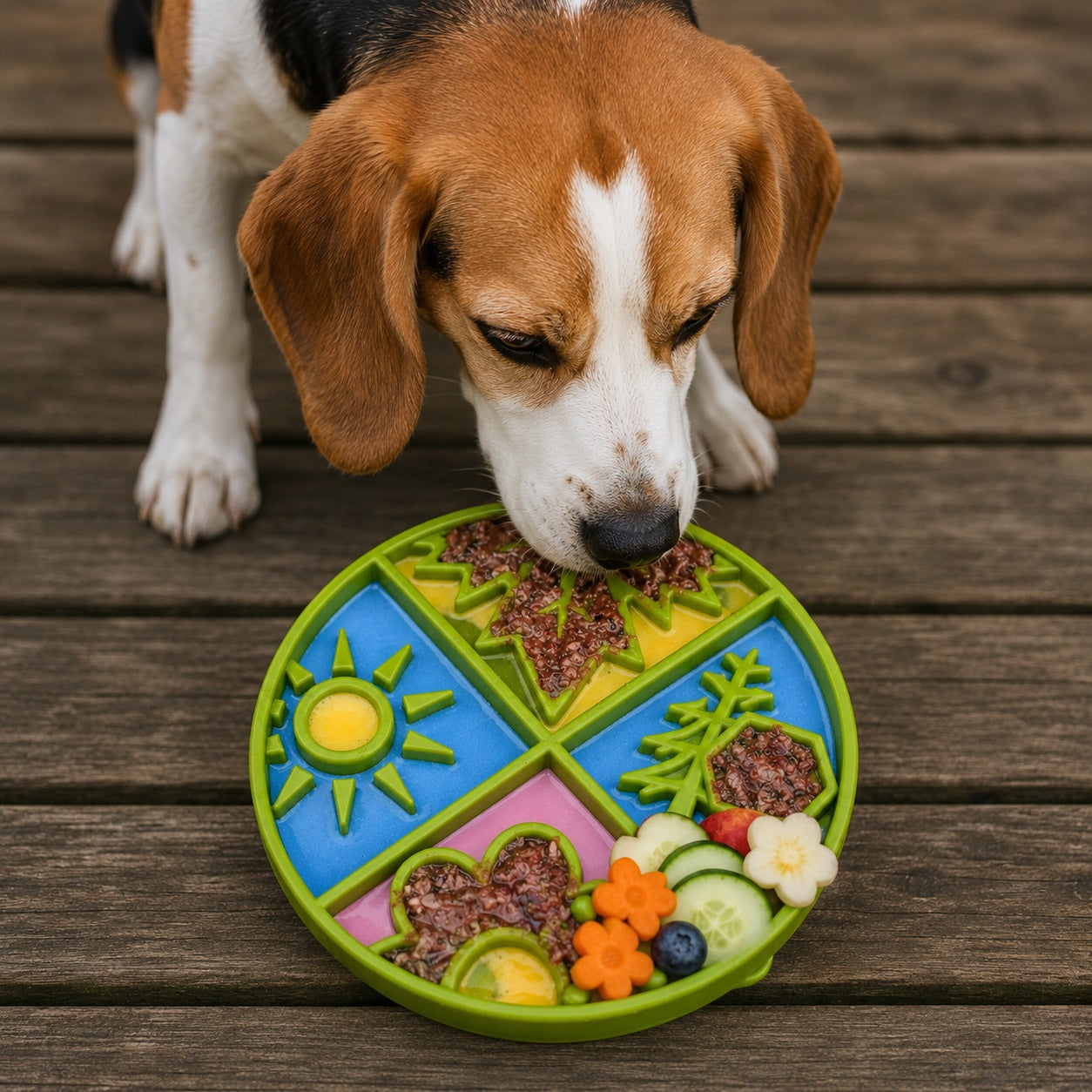Four Seasons Slow Feeder eTray | USA-Made Enrichment Dog Bowl for Slow Feeding