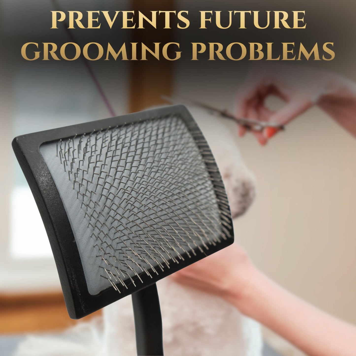 Professional Slicker Brush for Dogs | Deshedding & Detangling Grooming Brush
