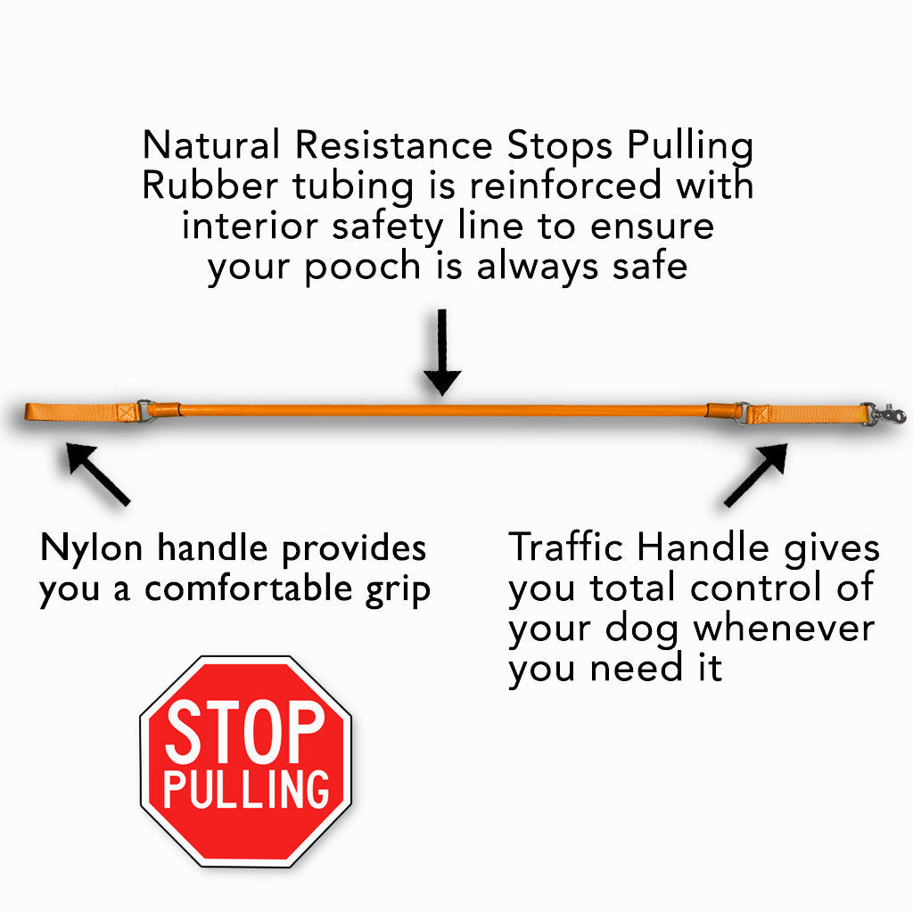 WUNDERleash™ Original No-Pull Dog Leash | Shock-Absorbing Stretch Training Leash