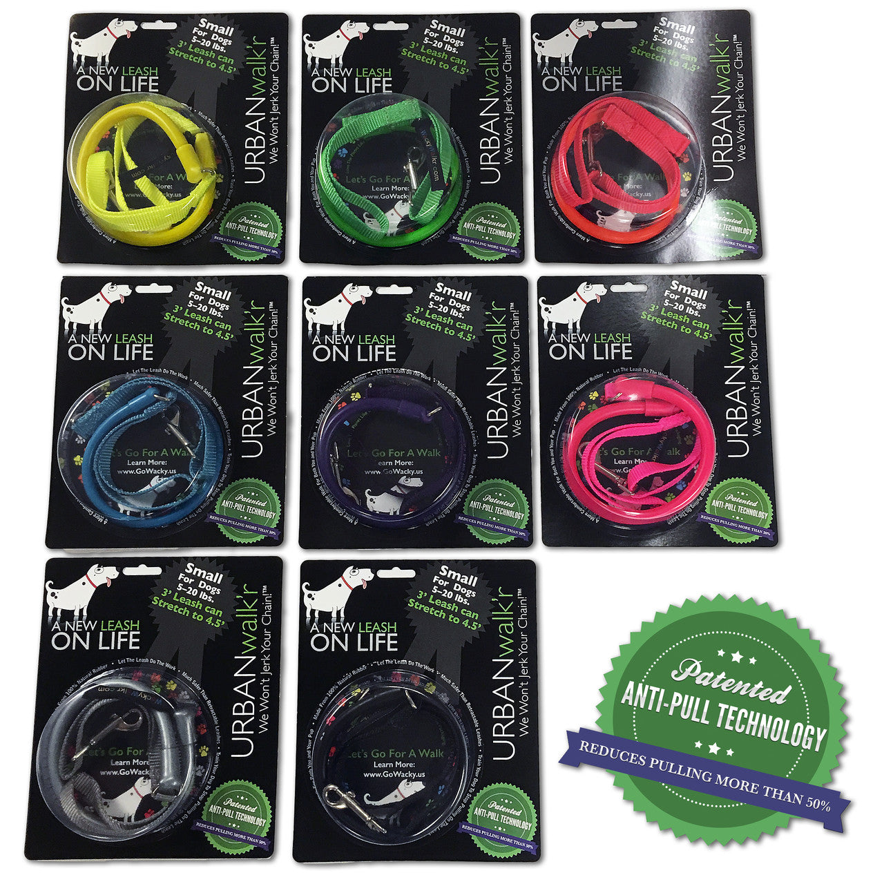 Urban No-Pull Dog Leash | Shock-Absorbing Training Leash with Traffic Handle