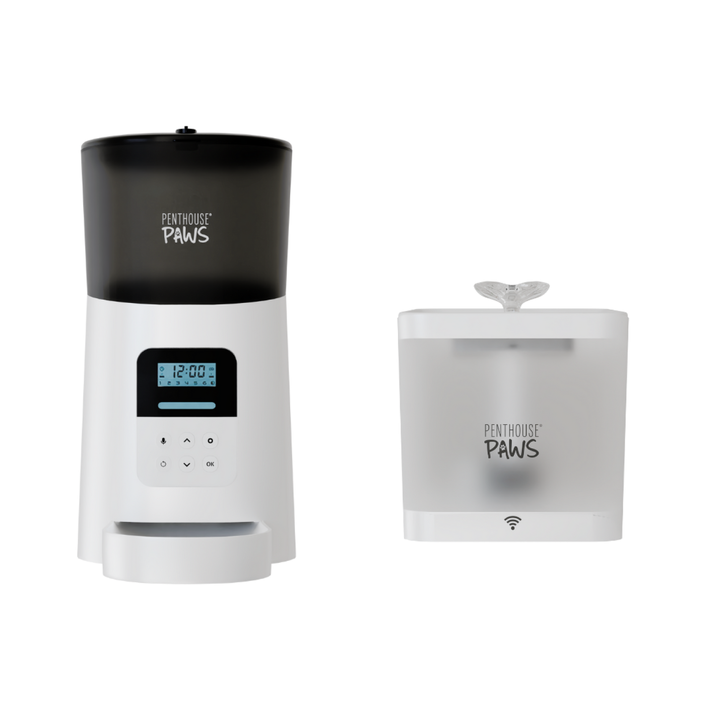 Automatic Cat Feeder & Smart Pet Water Fountain Bundle | Programmable Feeding & App-Controlled Hydration System