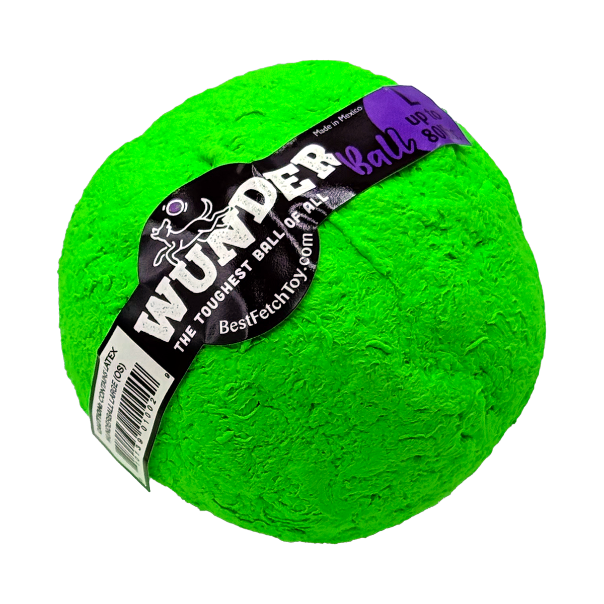 WUNDERball™ Natural Rubber Fetch Ball | Durable Floating Dog Toy for Aggressive Chewers
