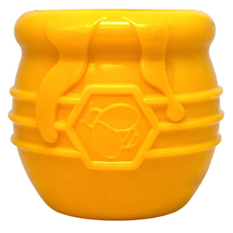 Honey Pot Treat Dispenser Dog Toy | USA-Made Durable Enrichment Cup for Dogs