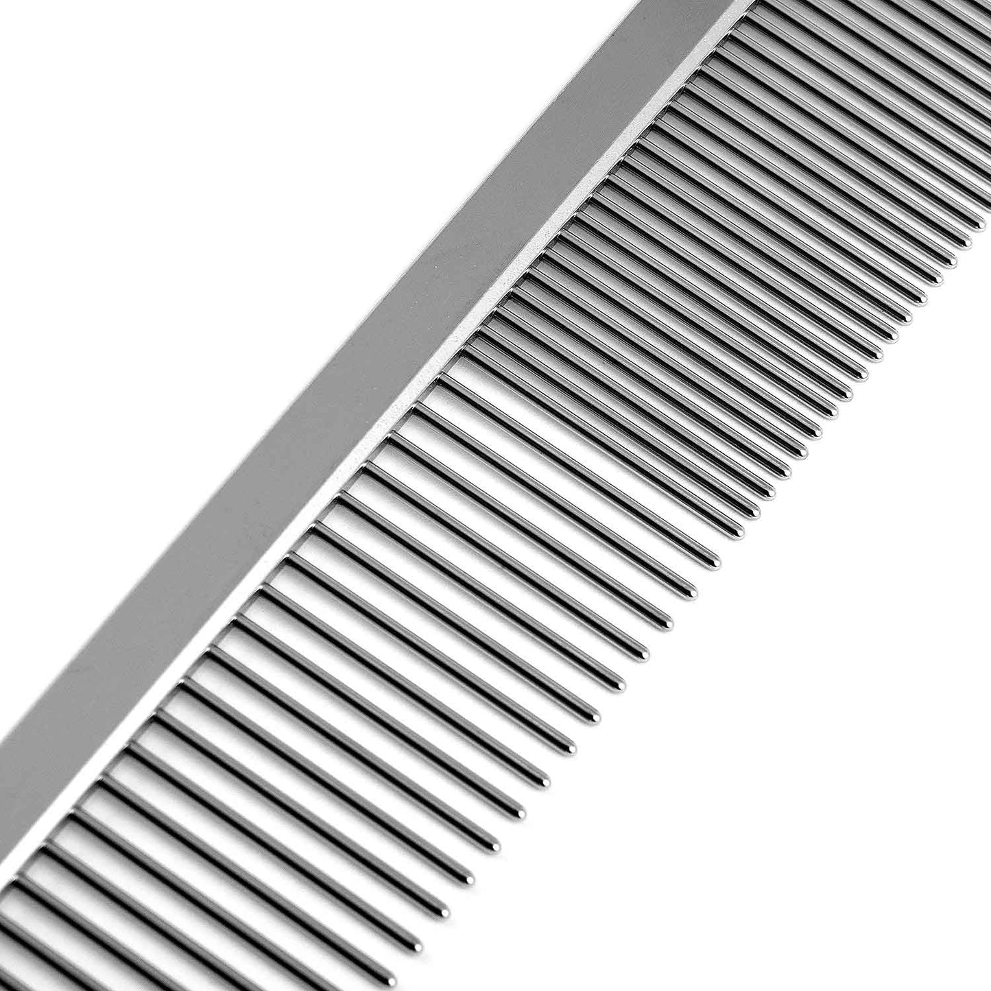 Fine & Wide Tooth Pet Comb for Removing Tangles and Loose Fur