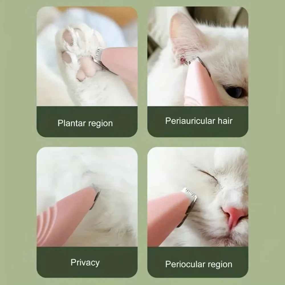 Rechargeable Dog & Cat Nail Grinder with LED Light | Quiet USB Pet Nail Trimmer
