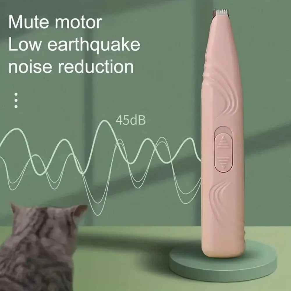 Rechargeable Dog & Cat Nail Grinder with LED Light | Quiet USB Pet Nail Trimmer