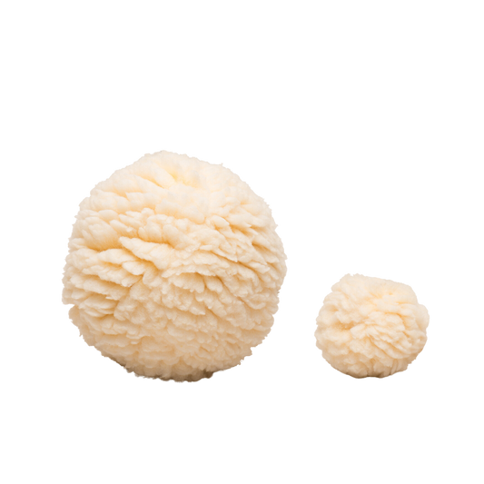 HuggleFleece® Plush Ball Dog Toy | Soft & Durable Plush Fetch Ball for Dogs