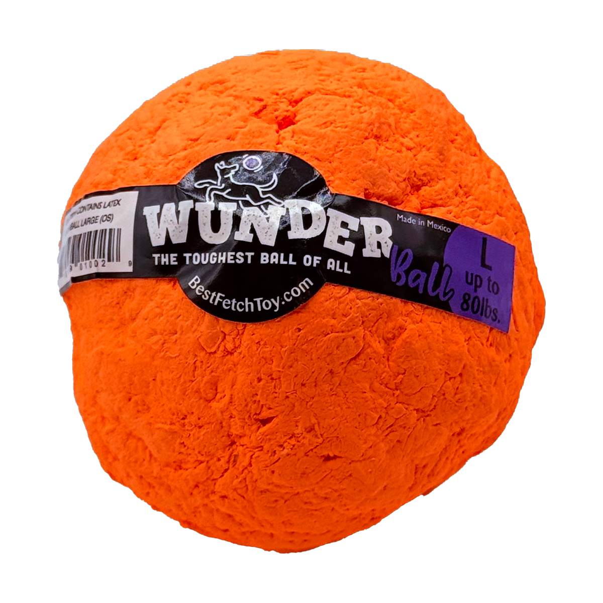 WUNDERball™ Natural Rubber Fetch Ball | Durable Floating Dog Toy for Aggressive Chewers